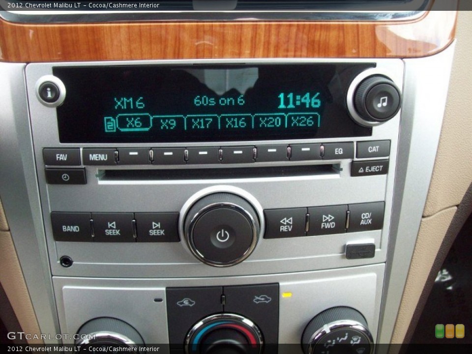 Cocoa/Cashmere Interior Audio System for the 2012 Chevrolet Malibu LT #56887834