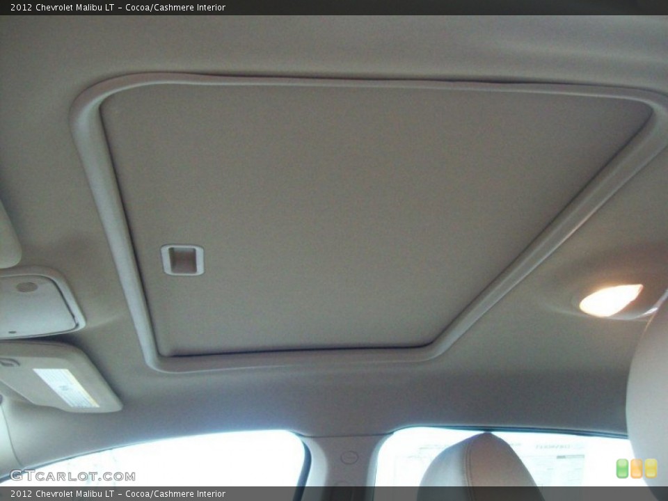 Cocoa/Cashmere Interior Sunroof for the 2012 Chevrolet Malibu LT #56887975