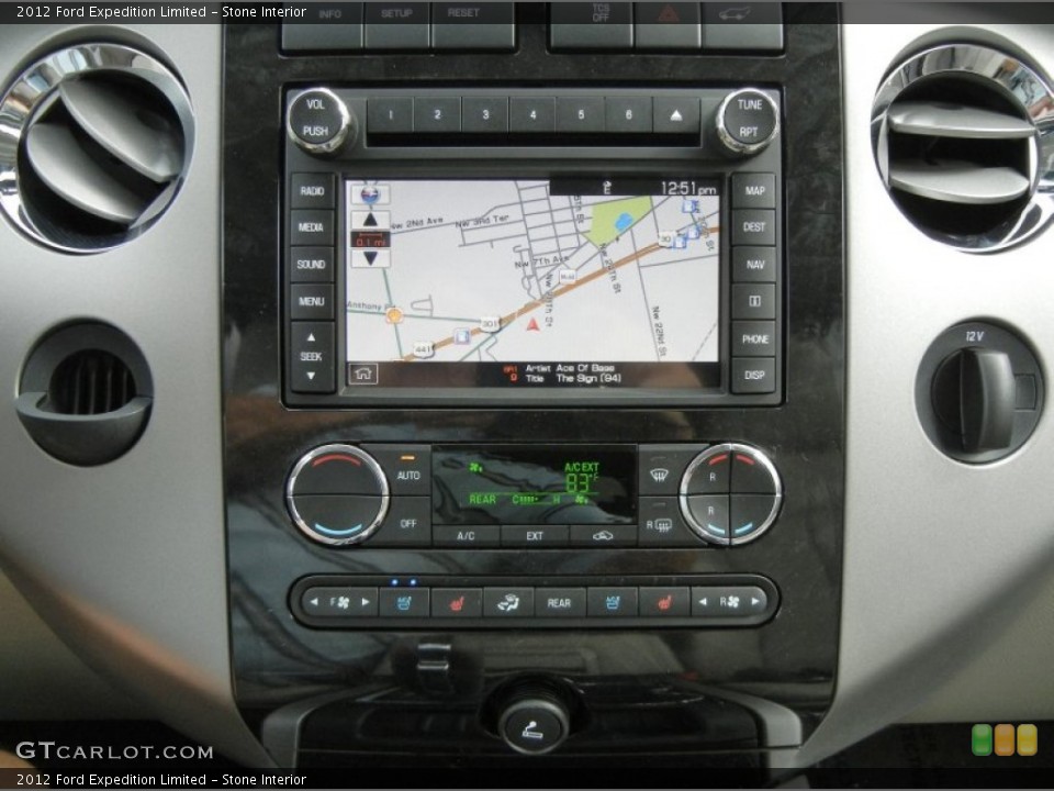 Stone Interior Navigation for the 2012 Ford Expedition Limited #56888339