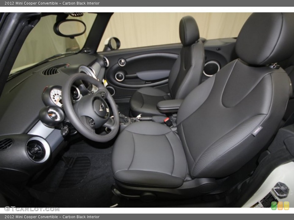 Carbon Black Interior Photo for the 2012 Mini Cooper Convertible #56893165