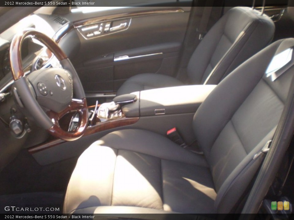 Black Interior Photo for the 2012 Mercedes-Benz S 550 Sedan #56893424