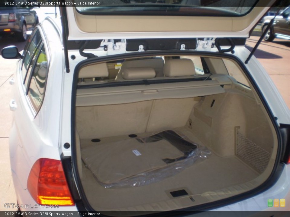 Beige Interior Trunk for the 2012 BMW 3 Series 328i Sports Wagon #56893885
