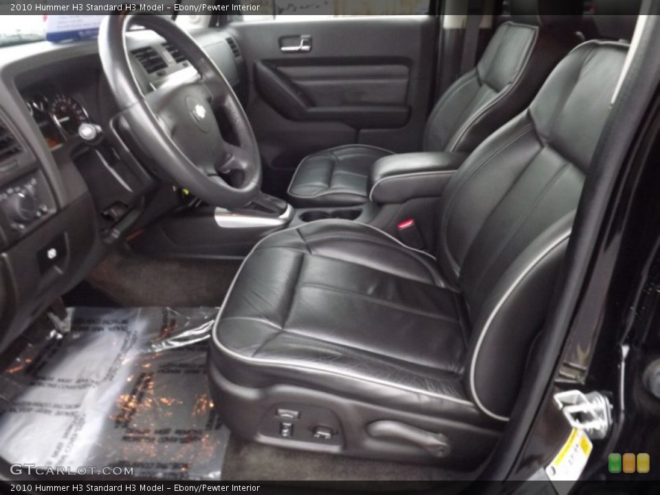 Ebony/Pewter Interior Photo for the 2010 Hummer H3  #56895013