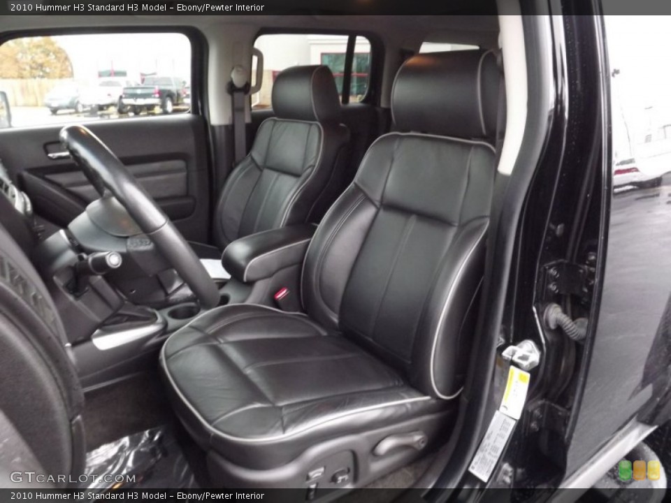 Ebony/Pewter Interior Photo for the 2010 Hummer H3  #56895031