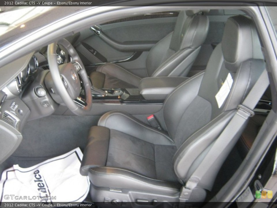 Ebony/Ebony Interior Photo for the 2012 Cadillac CTS -V Coupe #56896164