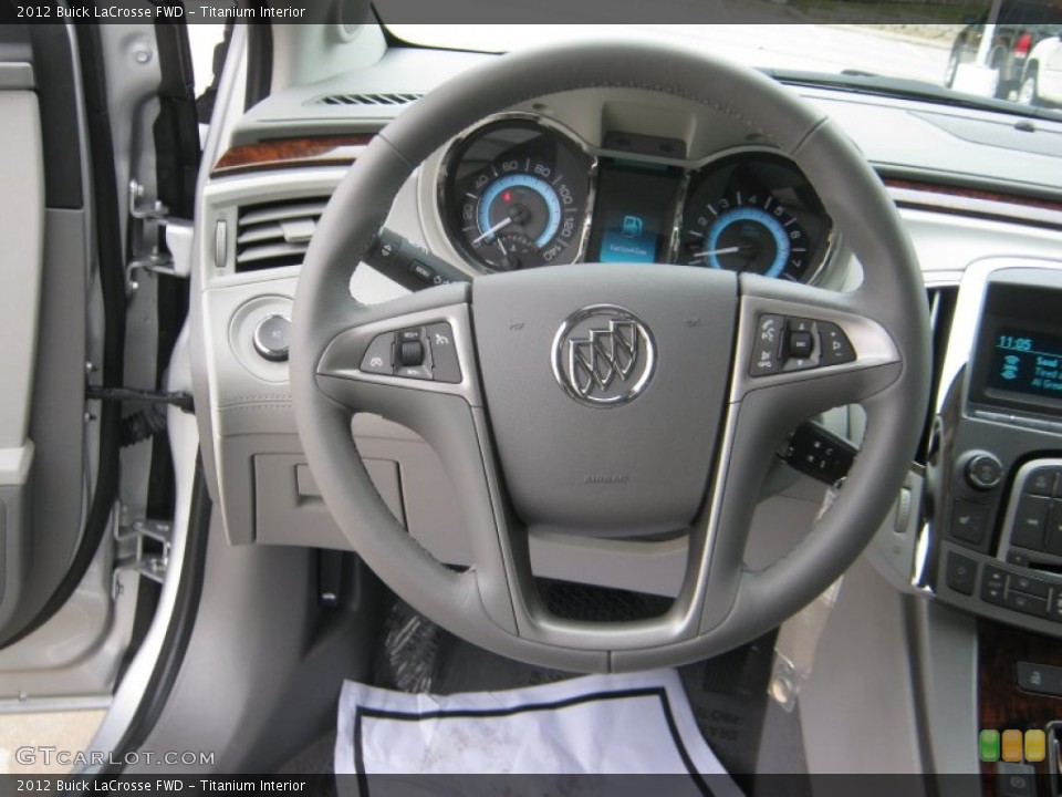 Titanium Interior Steering Wheel for the 2012 Buick LaCrosse FWD #56896594