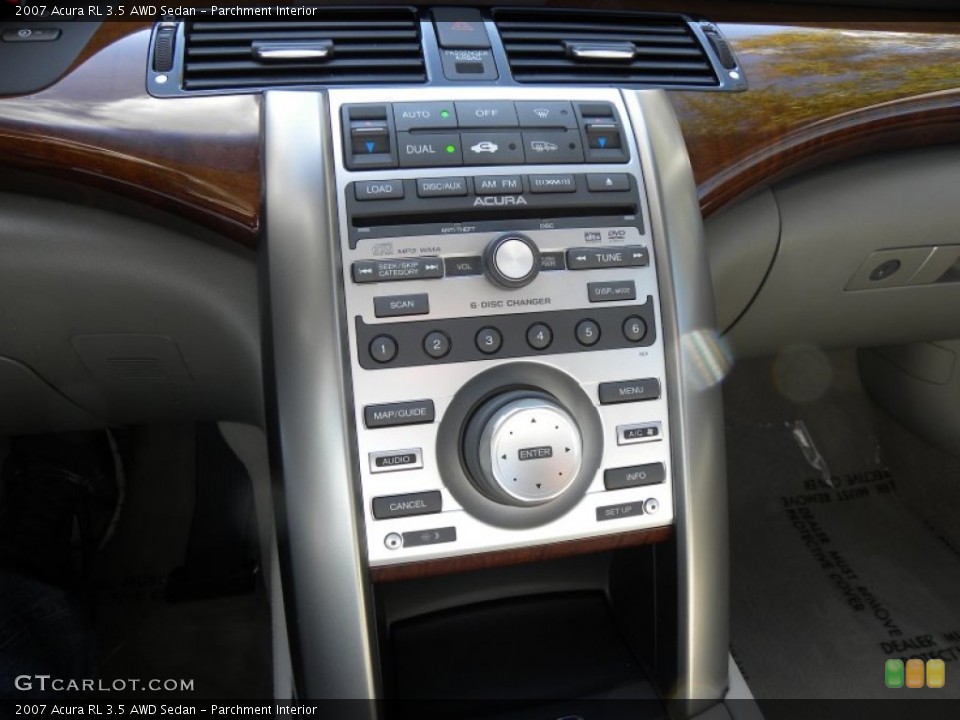 Parchment Interior Controls for the 2007 Acura RL 3.5 AWD Sedan #56897386