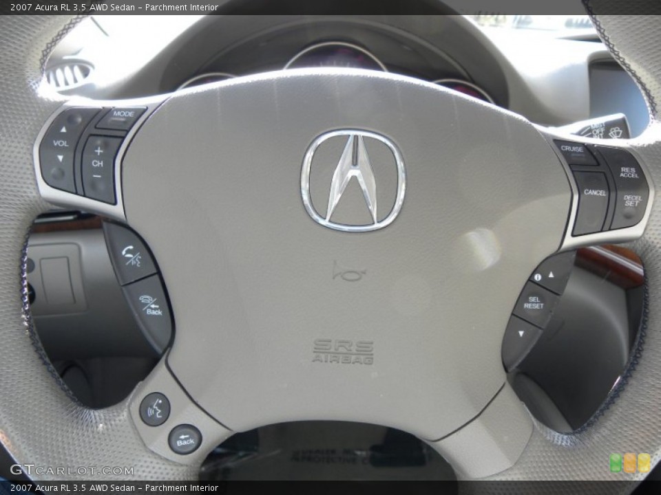 Parchment Interior Controls for the 2007 Acura RL 3.5 AWD Sedan #56897404