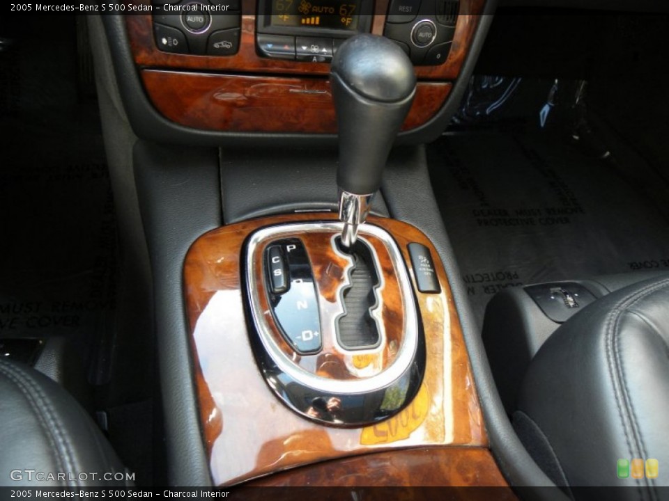 Charcoal Interior Transmission for the 2005 Mercedes-Benz S 500 Sedan #56897731