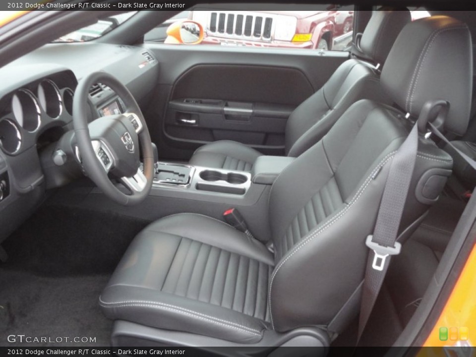 Dark Slate Gray Interior Photo for the 2012 Dodge Challenger R/T Classic #56898577