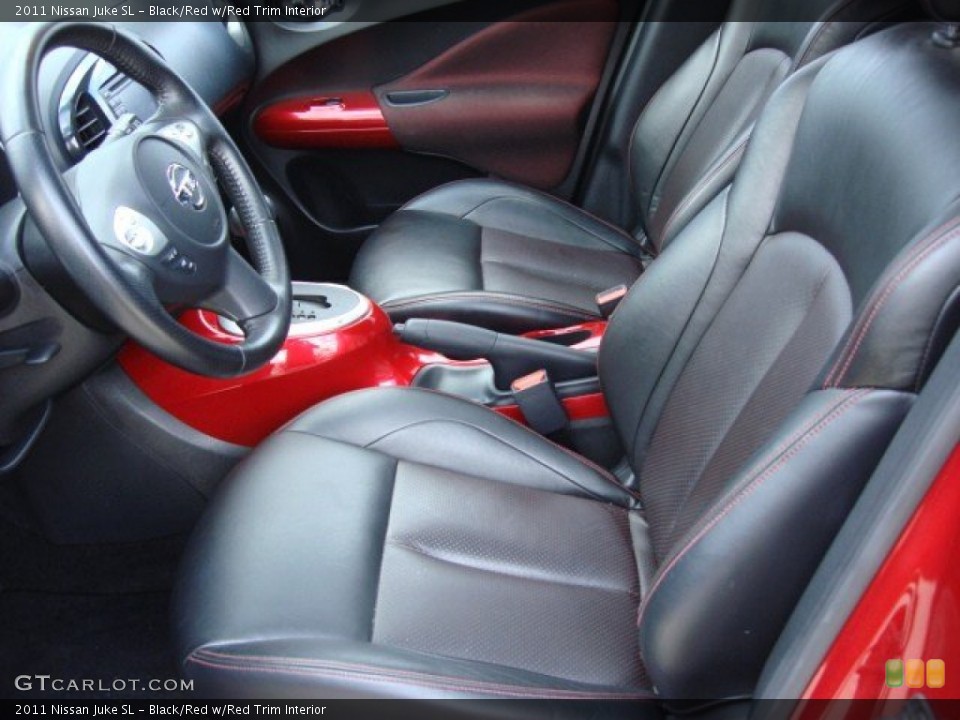 Black/Red w/Red Trim Interior Photo for the 2011 Nissan Juke SL #56901253