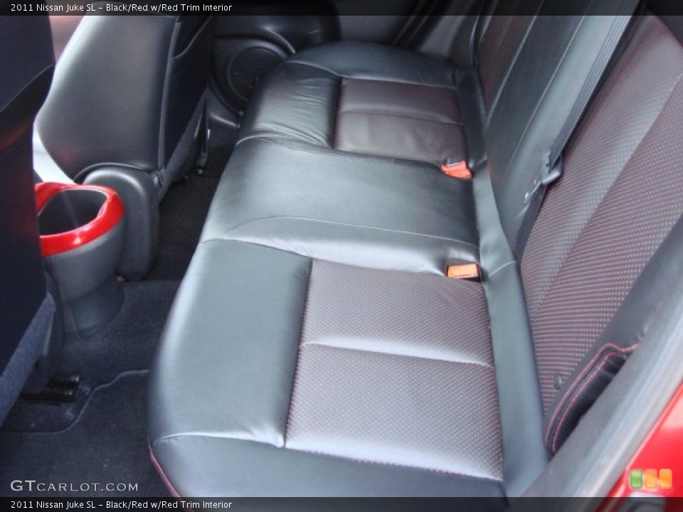 Black/Red w/Red Trim Interior Photo for the 2011 Nissan Juke SL #56901261