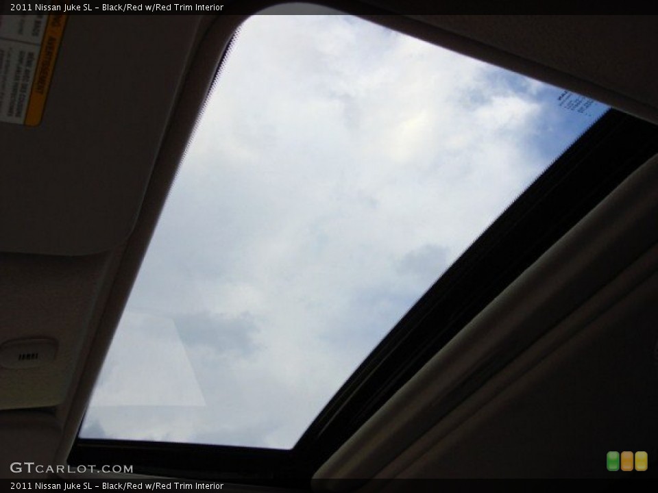 Black/Red w/Red Trim Interior Sunroof for the 2011 Nissan Juke SL #56901268
