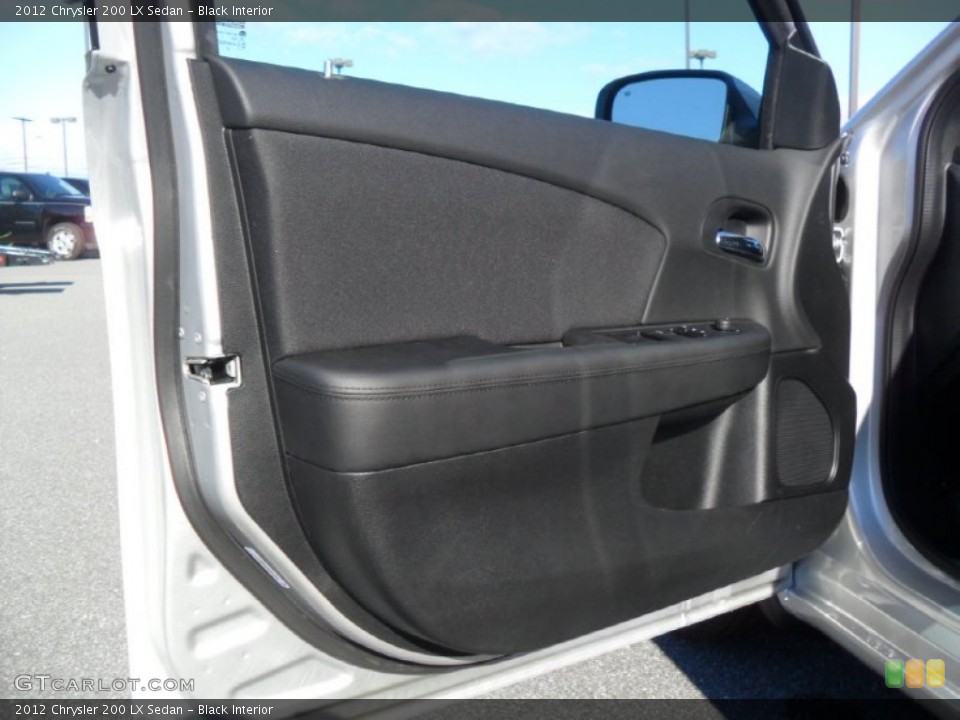 Black Interior Door Panel for the 2012 Chrysler 200 LX Sedan #56902879