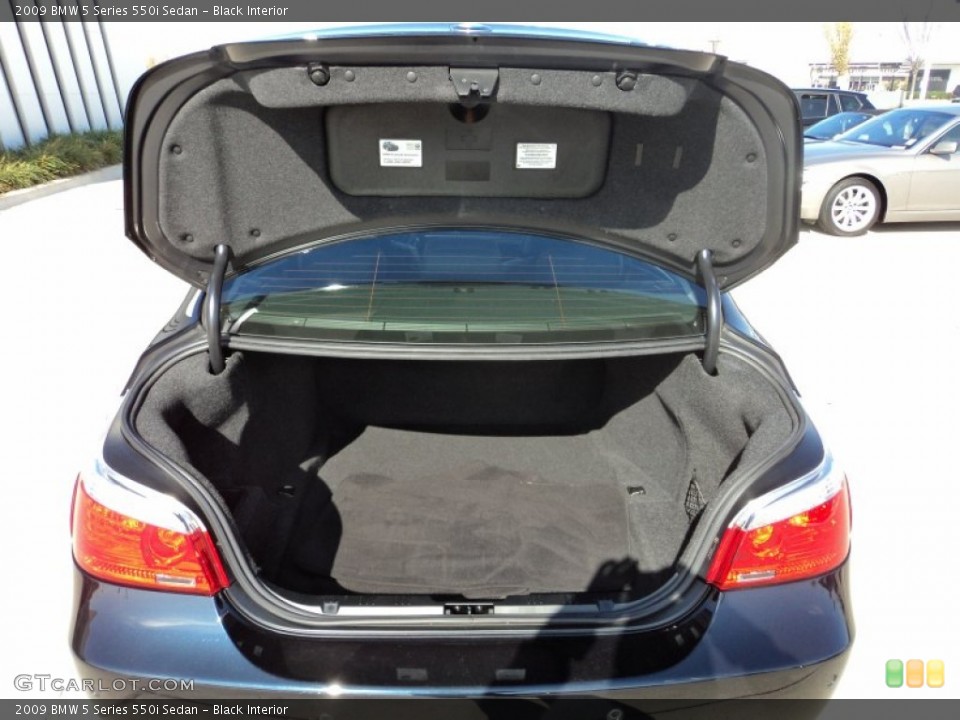 Black Interior Trunk for the 2009 BMW 5 Series 550i Sedan #56905069
