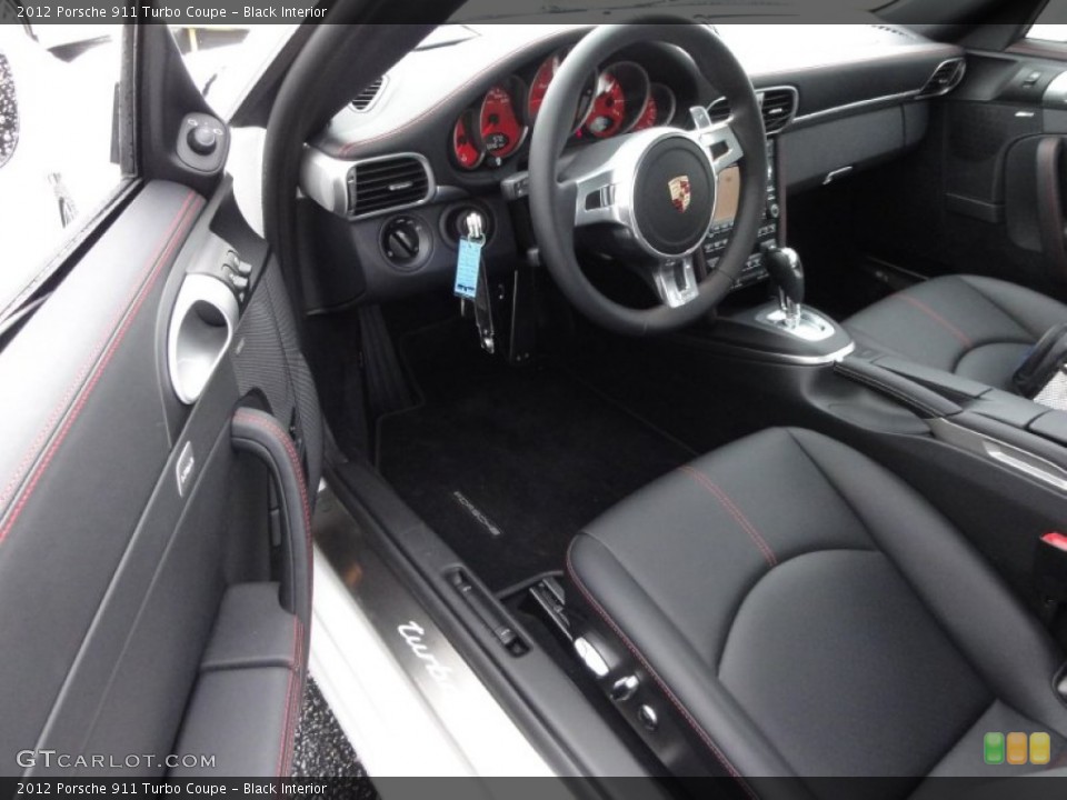Black Interior Photo for the 2012 Porsche 911 Turbo Coupe #56906737