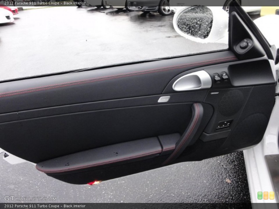 Black Interior Door Panel for the 2012 Porsche 911 Turbo Coupe #56906746