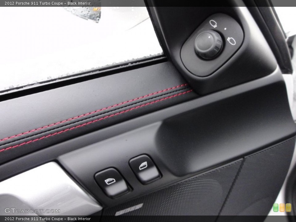 Black Interior Controls for the 2012 Porsche 911 Turbo Coupe #56906755