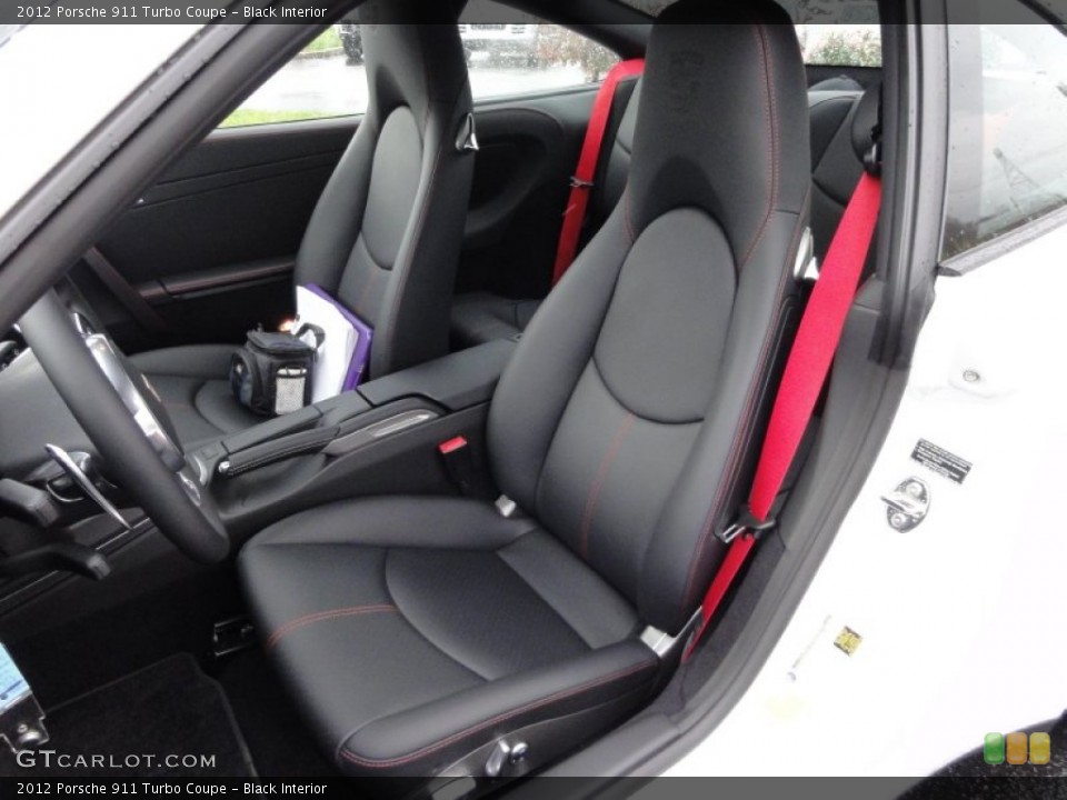 Black Interior Photo for the 2012 Porsche 911 Turbo Coupe #56906771