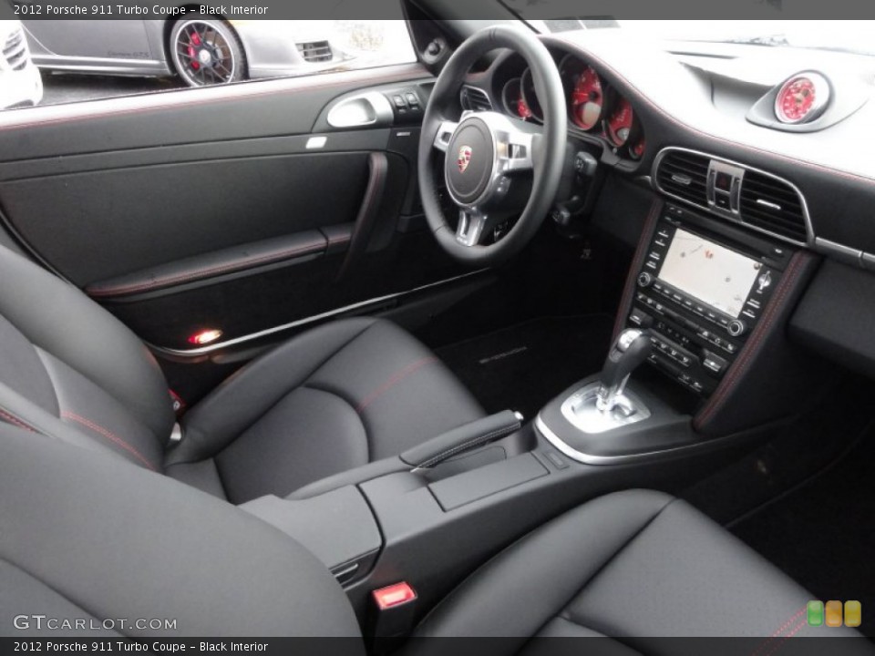 Black Interior Photo for the 2012 Porsche 911 Turbo Coupe #56906788