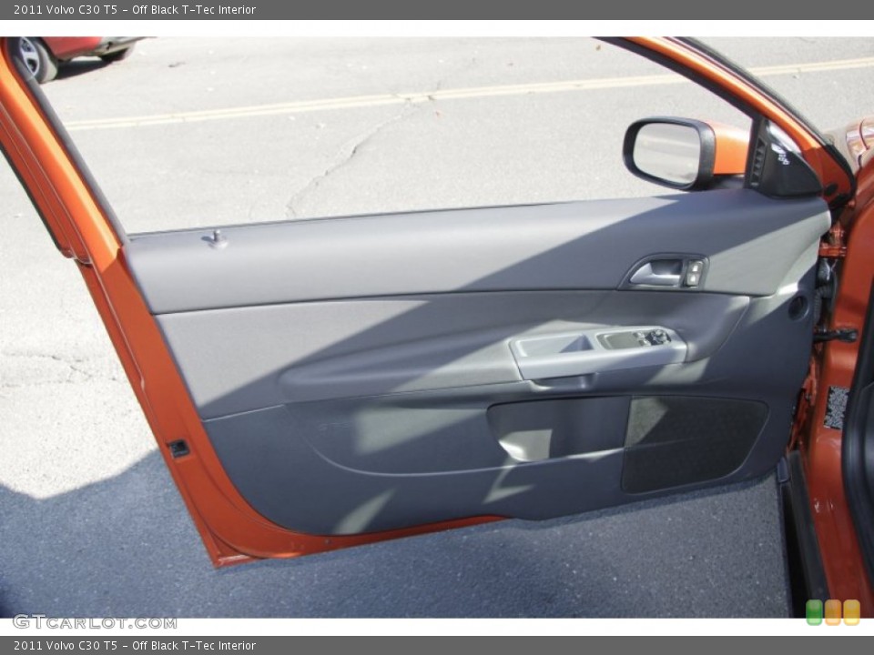 Off Black T-Tec Interior Door Panel for the 2011 Volvo C30 T5 #56906800