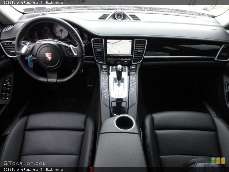 Black Interior Dashboard for the 2011 Porsche Panamera 4S #56907448