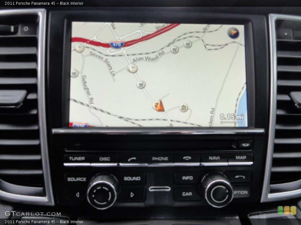 Black Interior Navigation for the 2011 Porsche Panamera 4S #56907532
