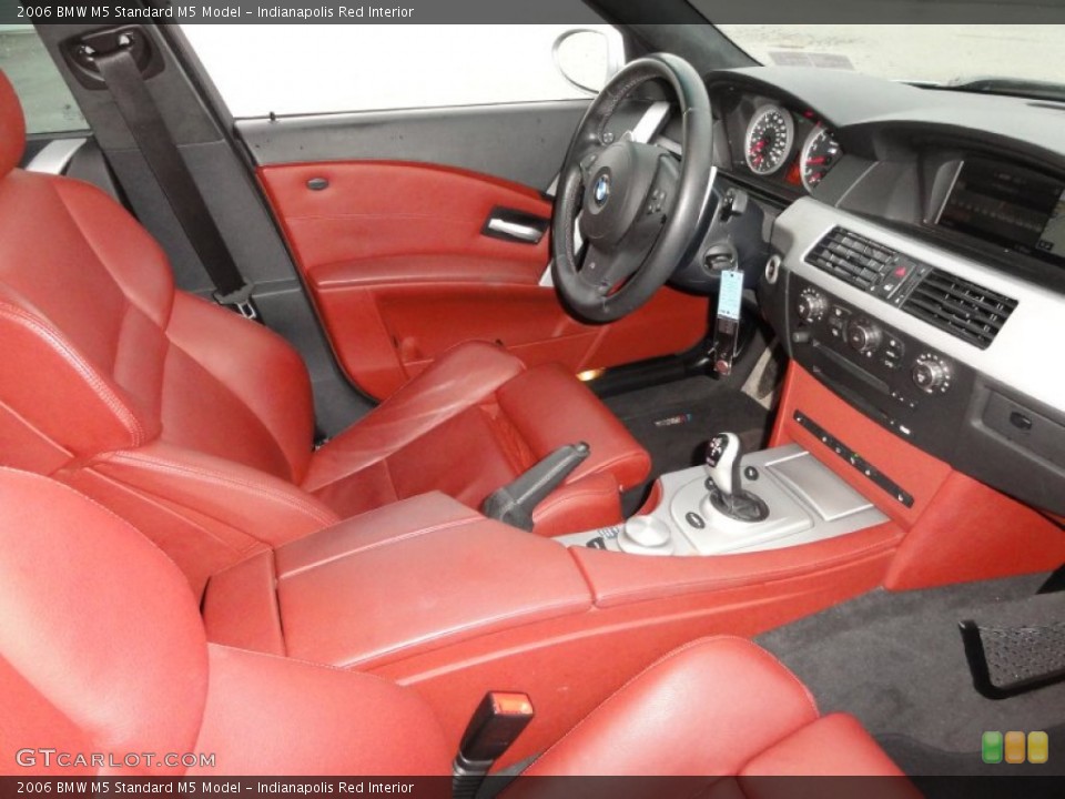 Indianapolis Red Interior Photo for the 2006 BMW M5  #56908441