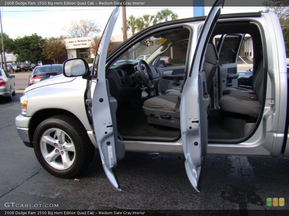 Medium Slate Gray Interior Photo for the 2008 Dodge Ram 1500 Big Horn Edition Quad Cab #56912806