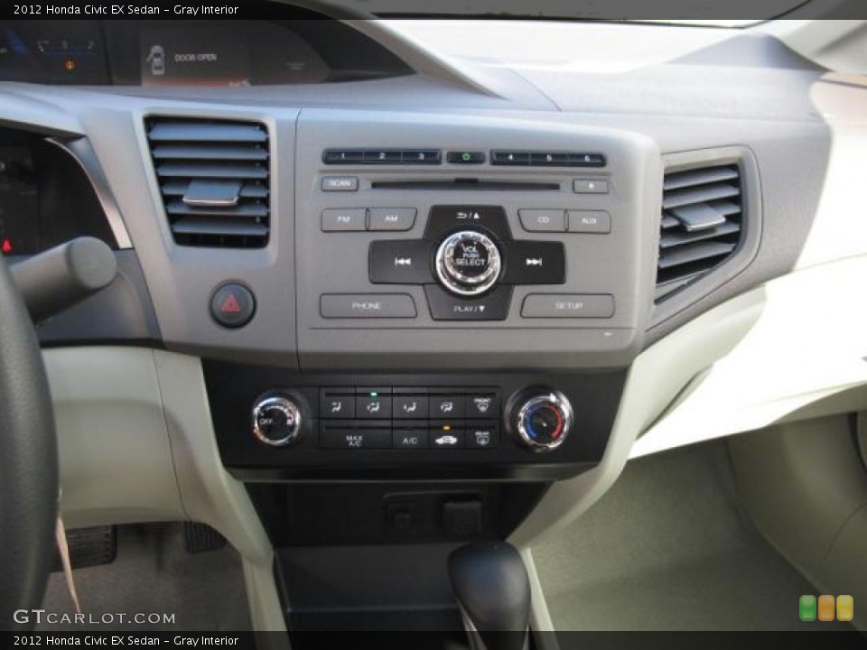 Gray Interior Controls for the 2012 Honda Civic EX Sedan #56913604