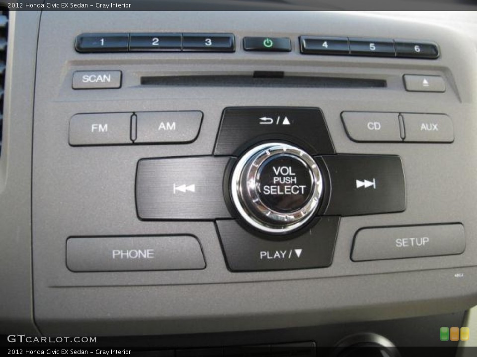 Gray Interior Audio System for the 2012 Honda Civic EX Sedan #56913613