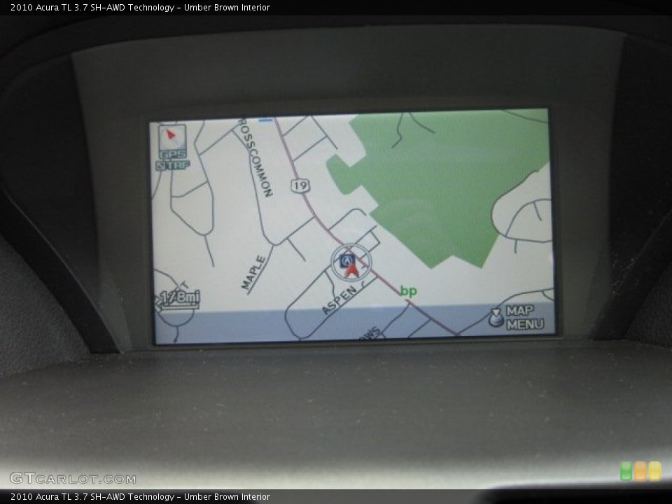 Umber Brown Interior Navigation for the 2010 Acura TL 3.7 SH-AWD Technology #56917516