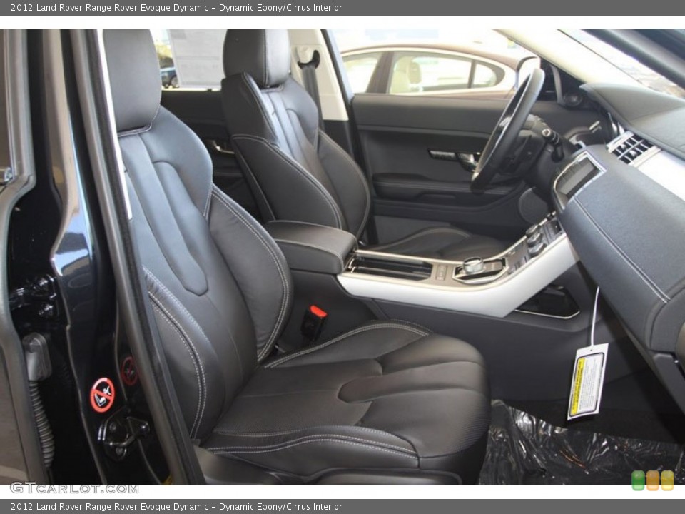 Dynamic Ebony/Cirrus Interior Photo for the 2012 Land Rover Range Rover Evoque Dynamic #56917901