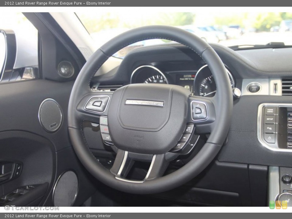 Ebony Interior Steering Wheel for the 2012 Land Rover Range Rover Evoque Pure #56918164