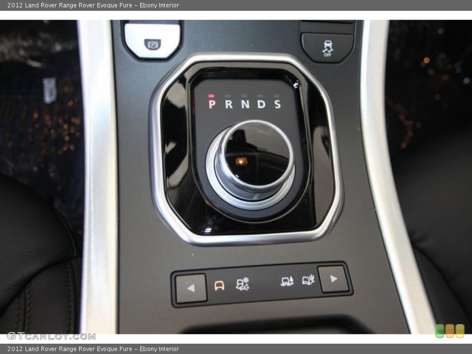 Ebony Interior Transmission for the 2012 Land Rover Range Rover Evoque Pure #56918254