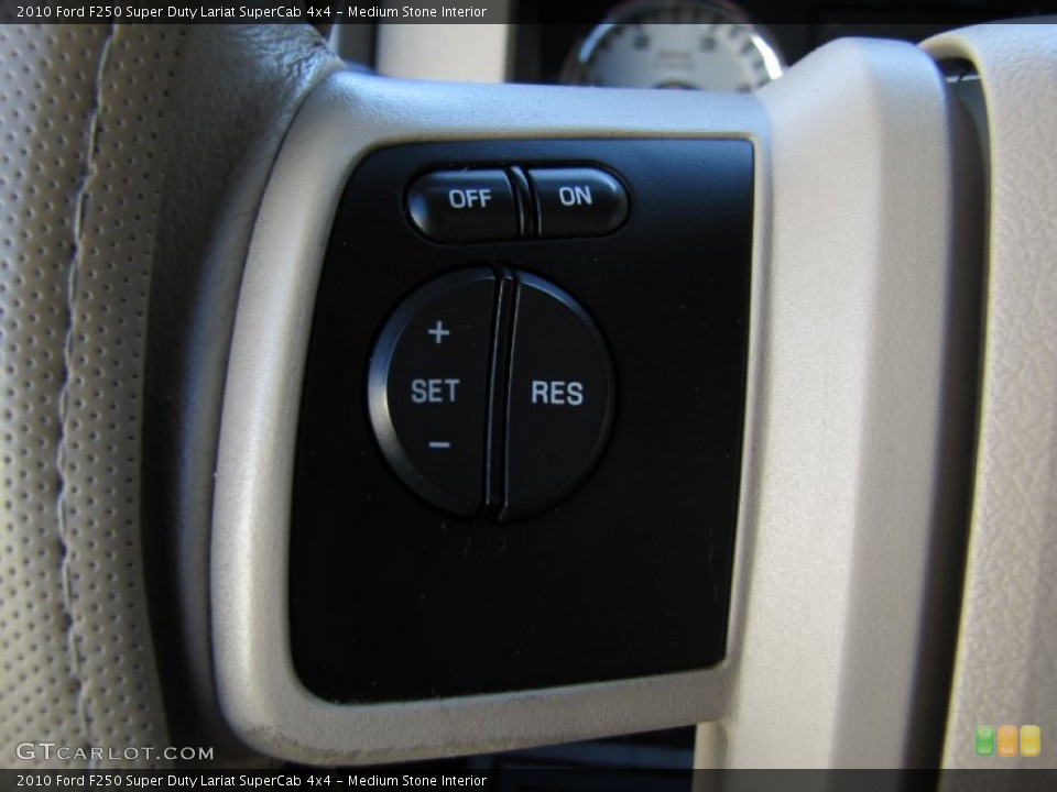 Medium Stone Interior Controls for the 2010 Ford F250 Super Duty Lariat SuperCab 4x4 #56921671