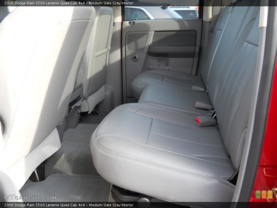 Medium Slate Gray Interior Photo for the 2006 Dodge Ram 3500 Laramie Quad Cab 4x4 #56923228