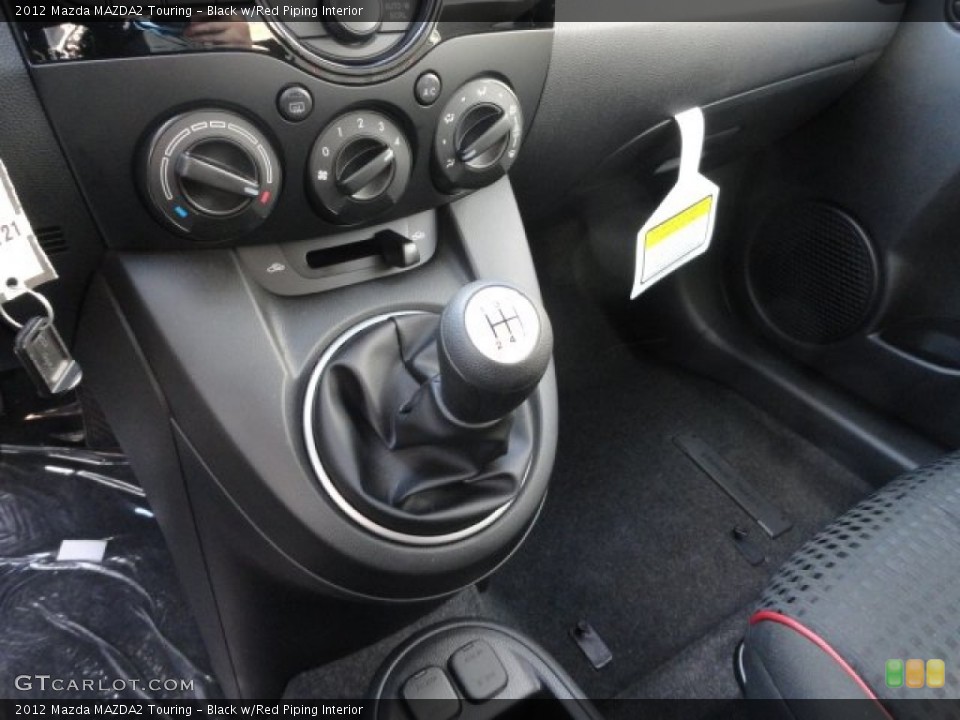Black w/Red Piping Interior Transmission for the 2012 Mazda MAZDA2 Touring #56928438