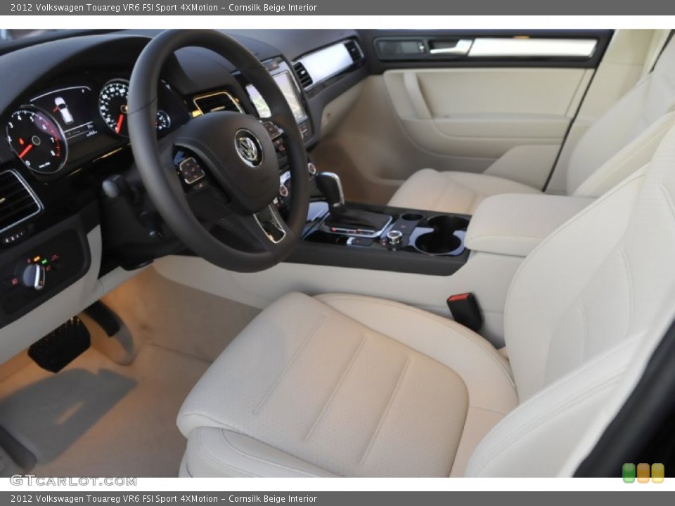 Cornsilk Beige Interior Photo for the 2012 Volkswagen Touareg VR6 FSI Sport 4XMotion #56930155