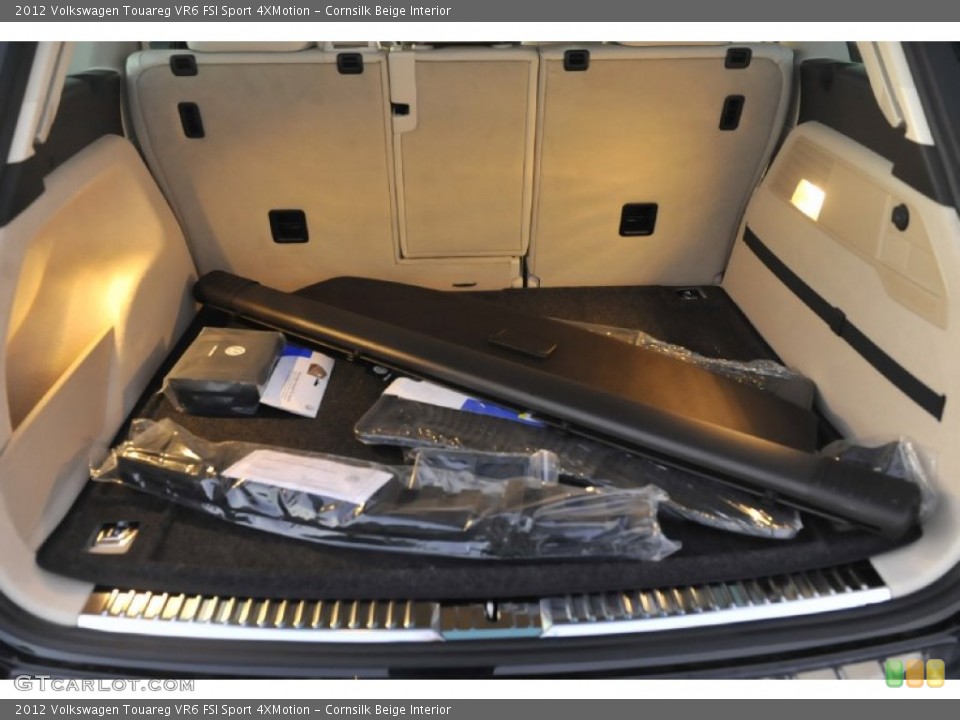 Cornsilk Beige Interior Trunk for the 2012 Volkswagen Touareg VR6 FSI Sport 4XMotion #56930302