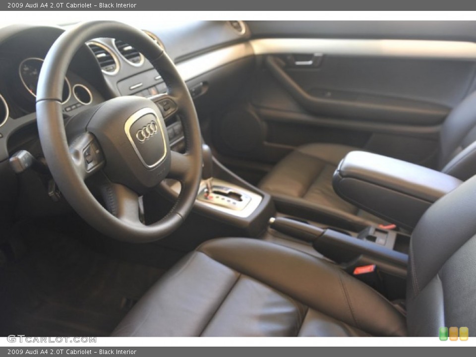 Black Interior Photo for the 2009 Audi A4 2.0T Cabriolet #56931475