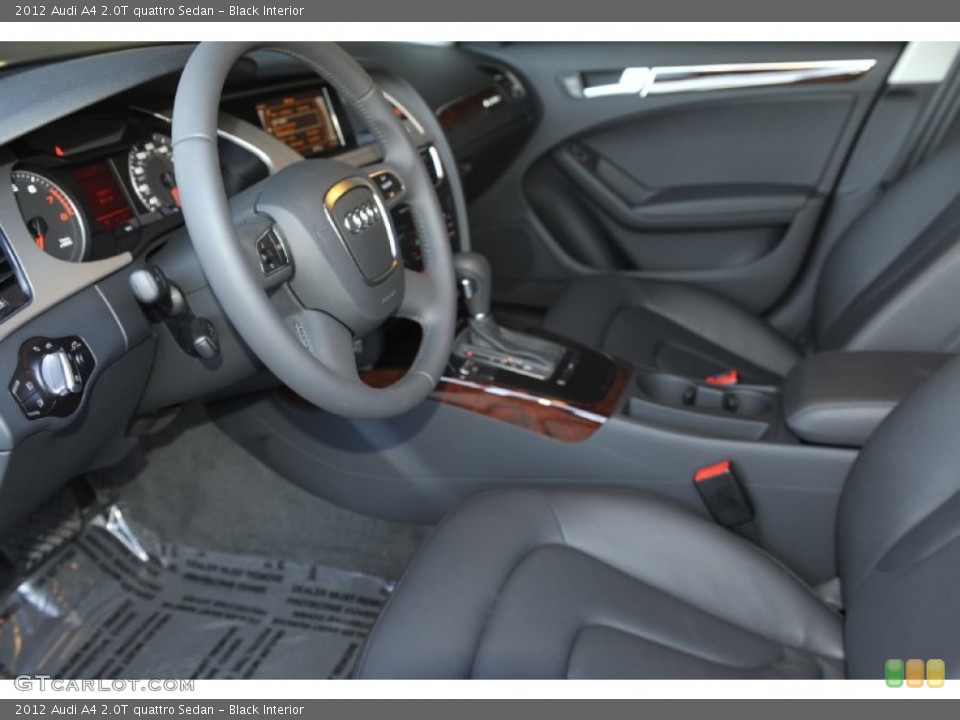 Black Interior Photo for the 2012 Audi A4 2.0T quattro Sedan #56932195