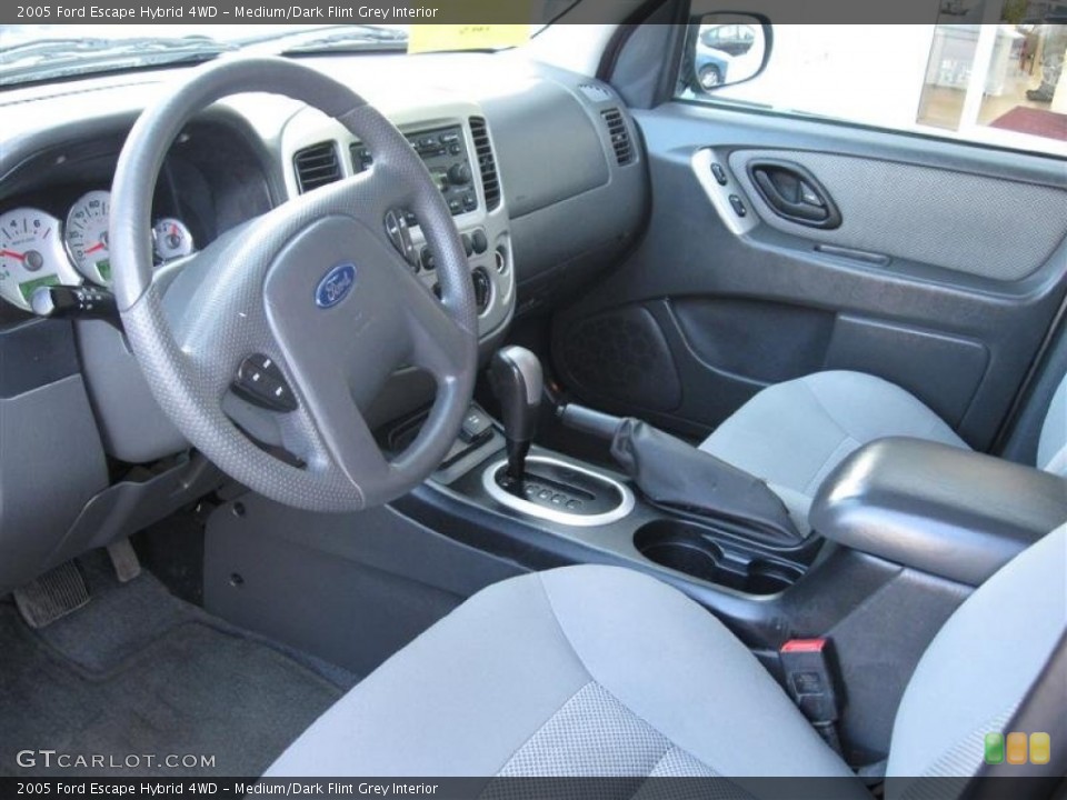 Medium/Dark Flint Grey Interior Prime Interior for the 2005 Ford Escape Hybrid 4WD #56936135