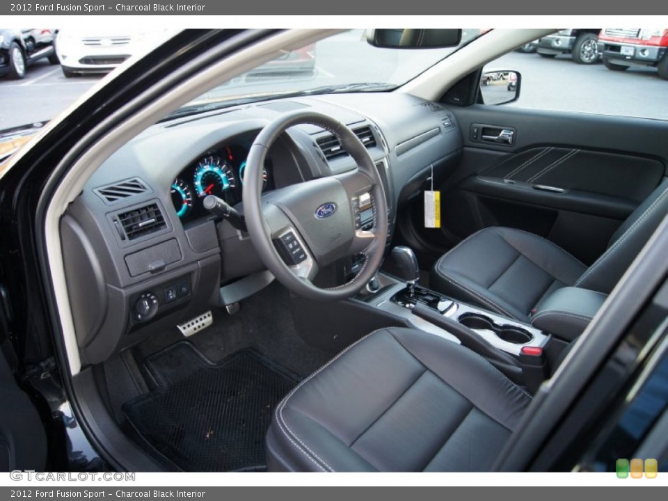 Charcoal Black Interior Prime Interior for the 2012 Ford Fusion Sport #56936141