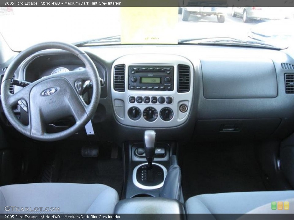 Medium/Dark Flint Grey Interior Dashboard for the 2005 Ford Escape Hybrid 4WD #56936144
