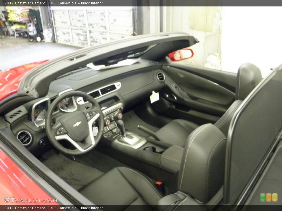 Black Interior Photo for the 2012 Chevrolet Camaro LT/RS Convertible #56936672