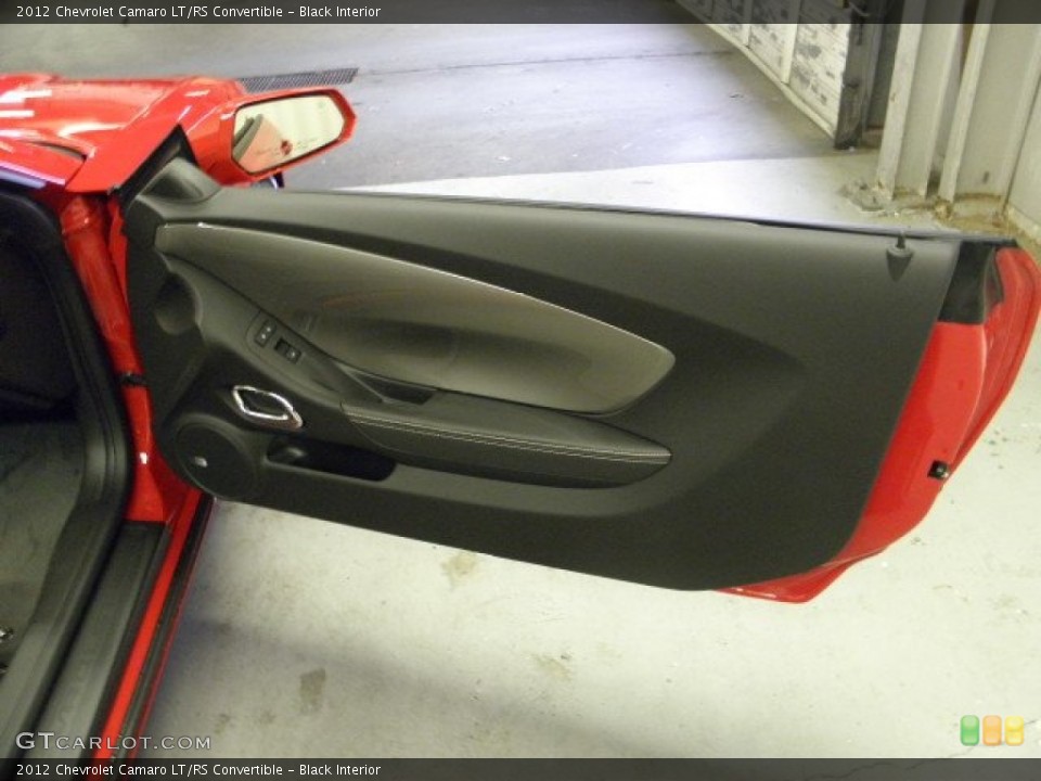 Black Interior Door Panel for the 2012 Chevrolet Camaro LT/RS Convertible #56936840