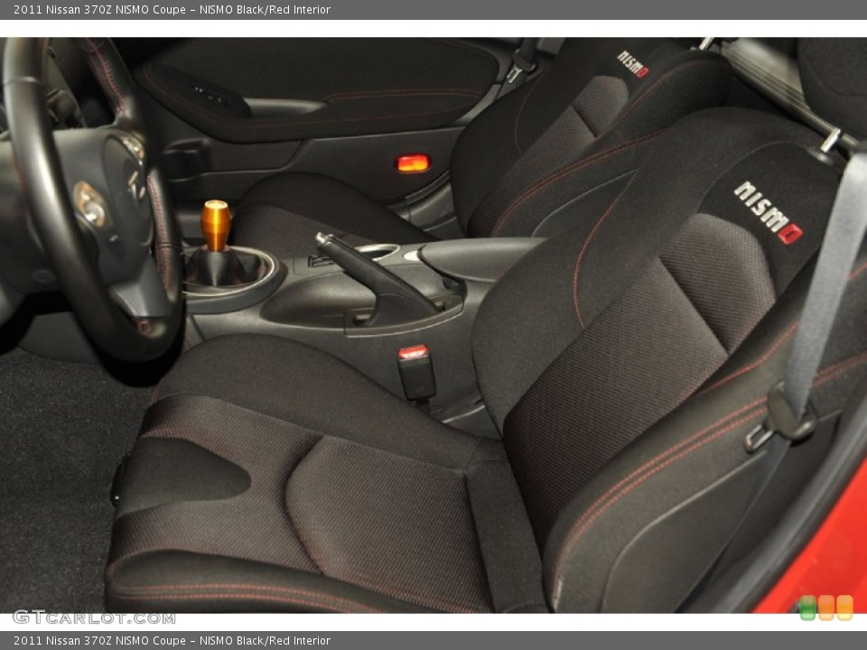 NISMO Black/Red Interior Photo for the 2011 Nissan 370Z NISMO Coupe #56940470