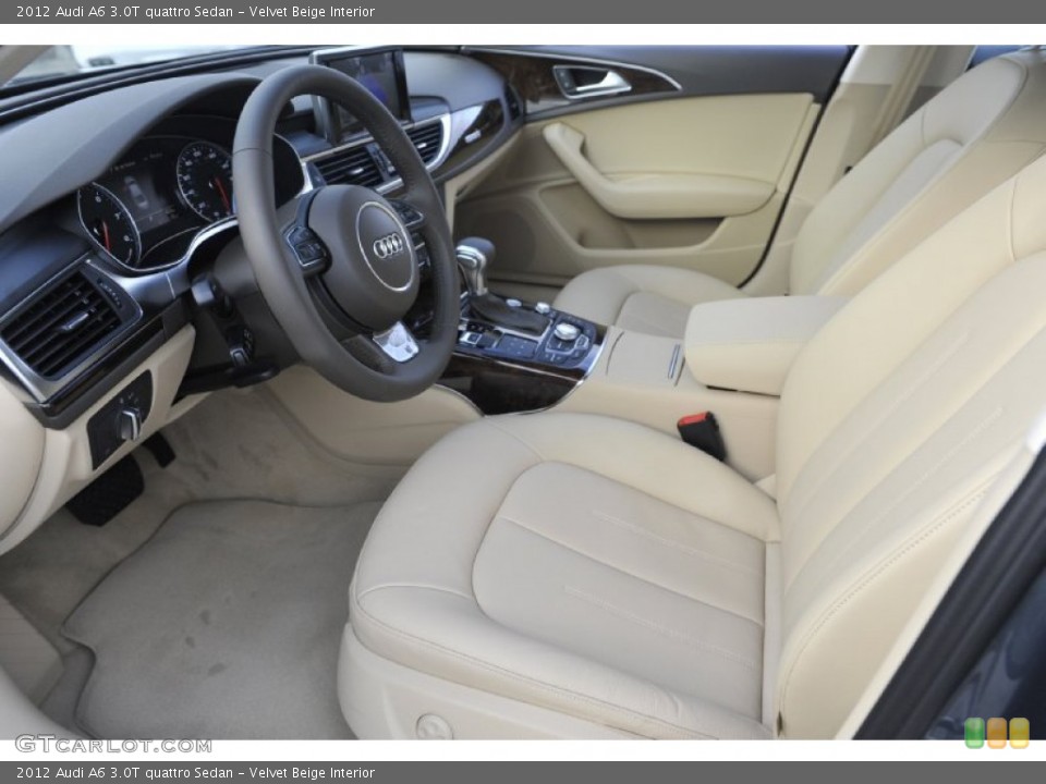 Velvet Beige Interior Photo for the 2012 Audi A6 3.0T quattro Sedan #56941372