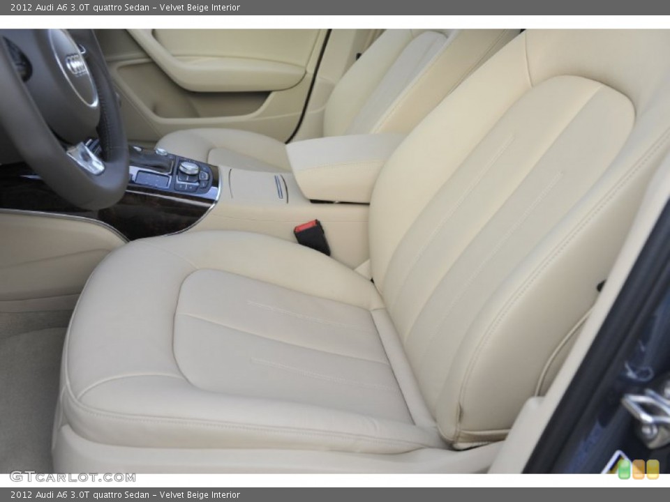 Velvet Beige Interior Photo for the 2012 Audi A6 3.0T quattro Sedan #56941382
